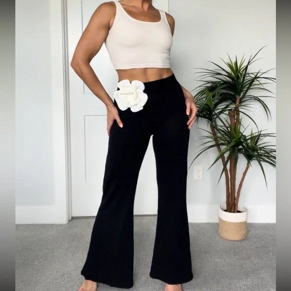 NWT Noli St Tropez Resort Pant Size S Black - Picture 3 of 13